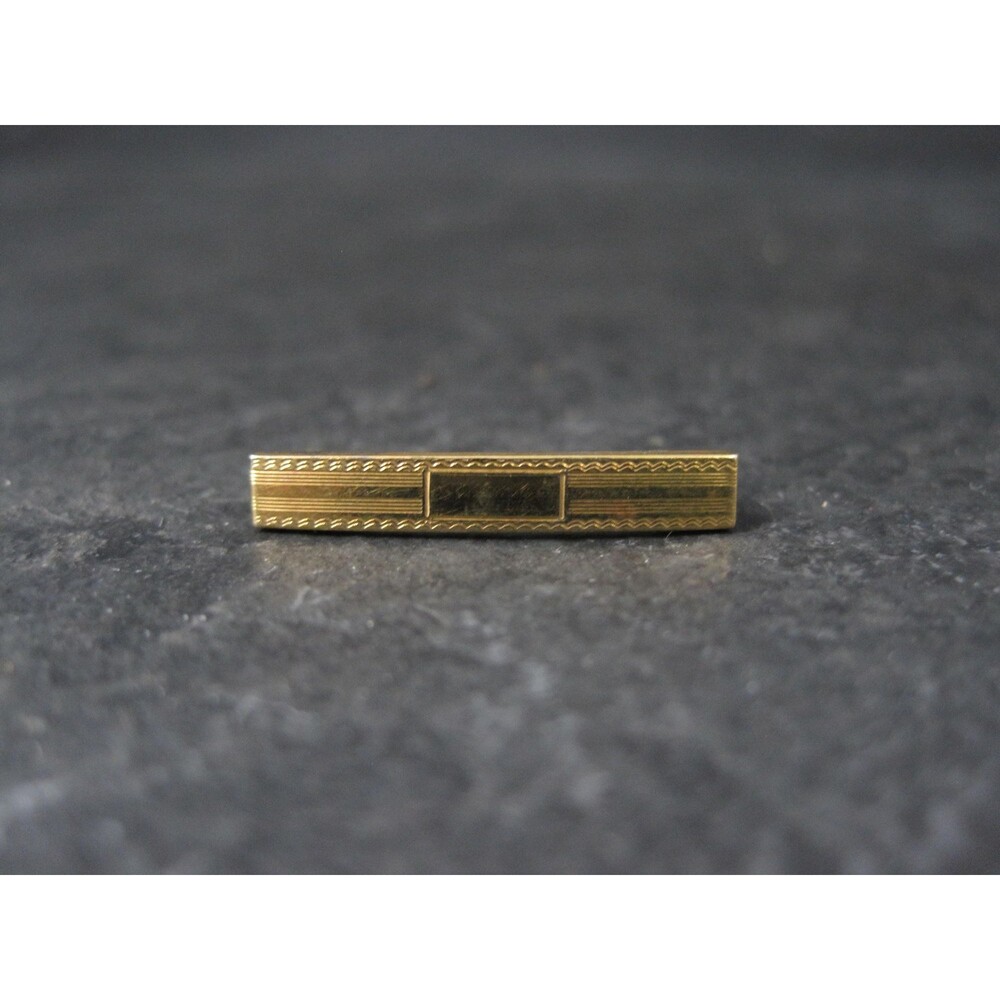 Tiny 1940s 10K Bar Pin Hayward NOS